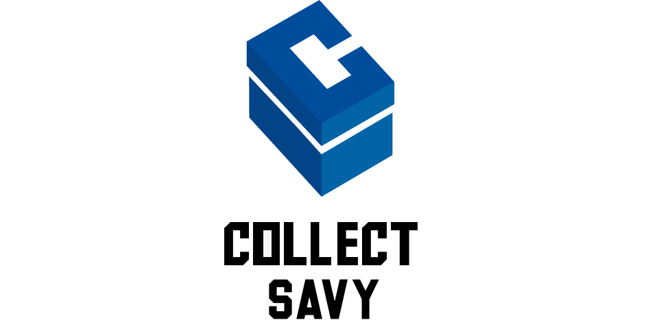 CollectSavy logo — a 3D isometric cube in blue tones